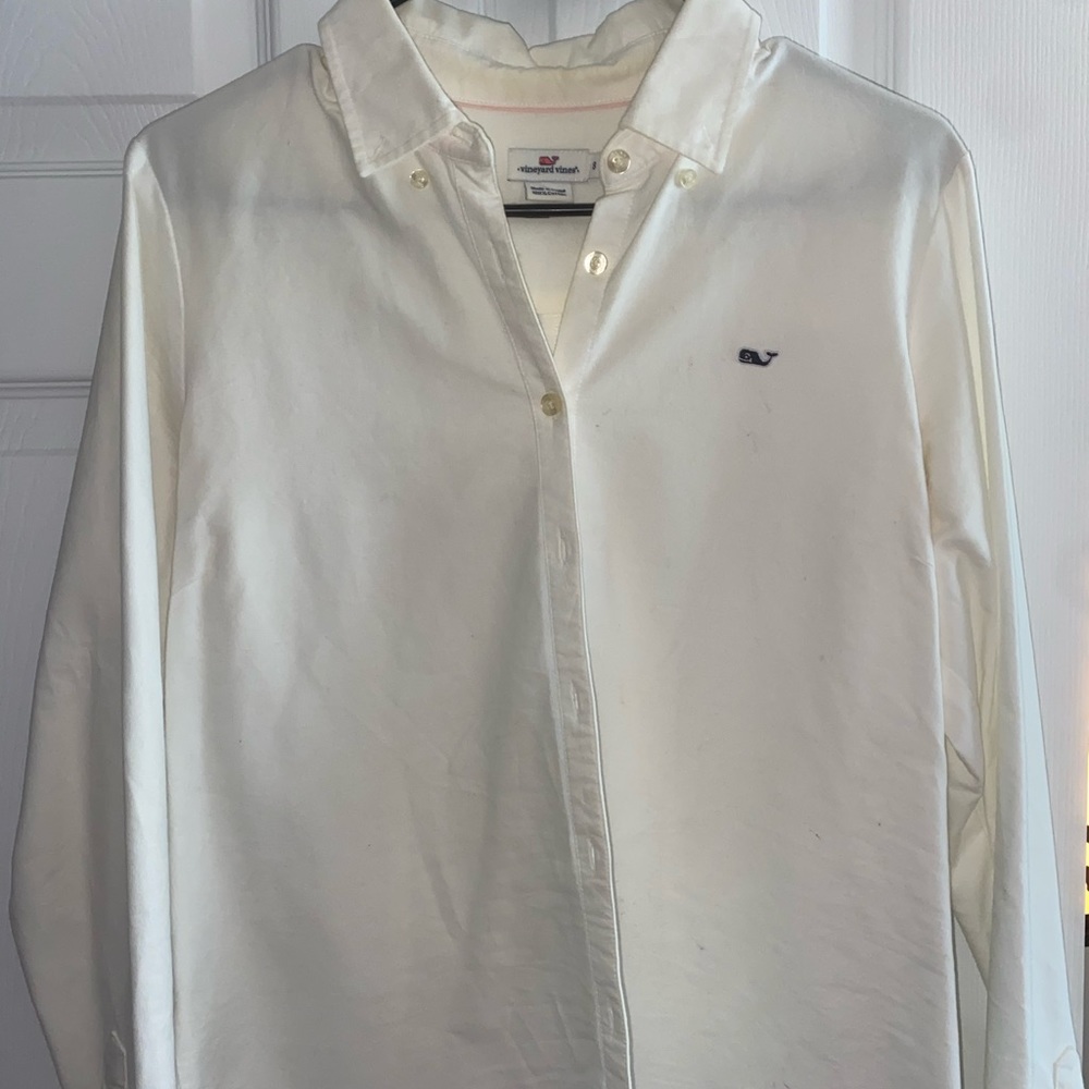 VV Womens White button down